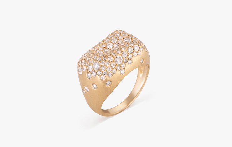  BABY MALAK ORIGINAL ICE RECTANGLE RING